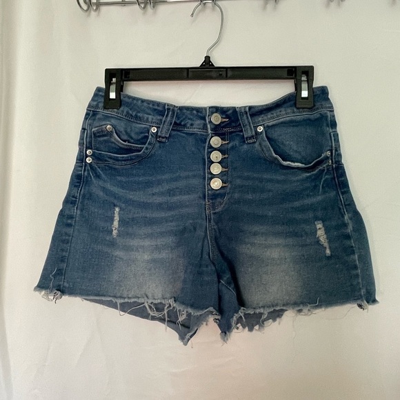 YMI Pants - YMI Blue Jean Shorts with Distressed Look​​​